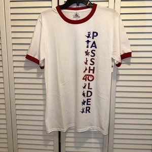 NWT Disney EPCOT 40th Anniversary T-Shirt PASSHOLDER Oct. 1, 2022 Small Unisex